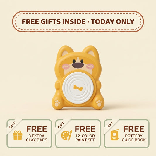 Claybo — Kids’ Pottery Wheel Kit